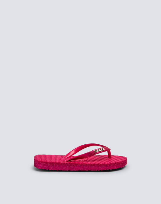 MINI CHANCLAS DE GOMA CON PURPURINA