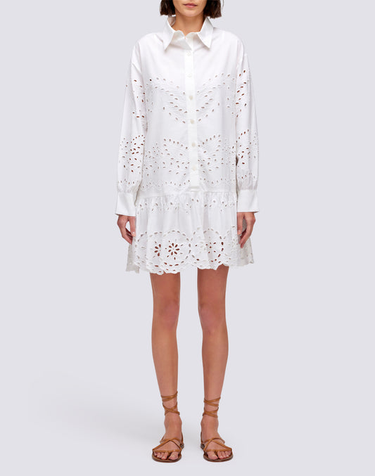 ROBE COURTE EN SANGALLO