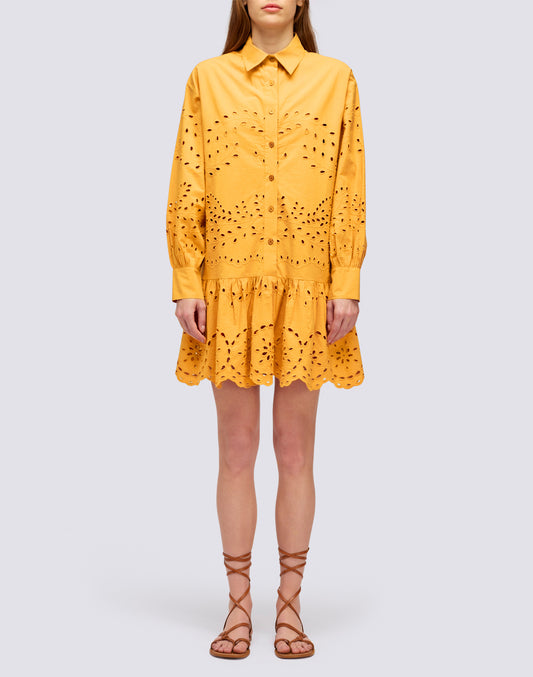 ROBE COURTE EN SANGALLO
