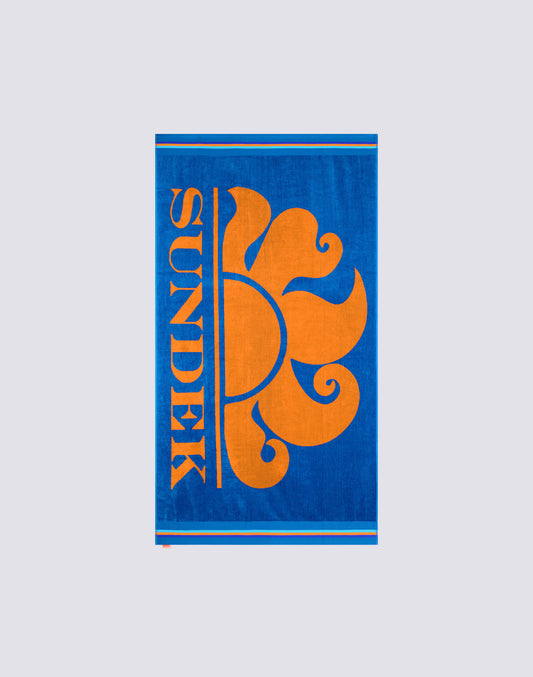 NEW CLASSIC - JACQUARD BEACH TOWEL WITH LOGO