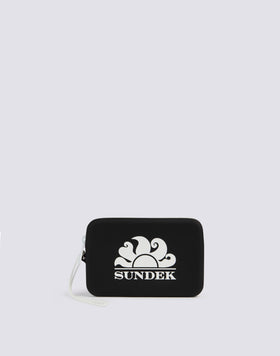 MINI BOLSO DE CAUCHO CON LOGOTIPO