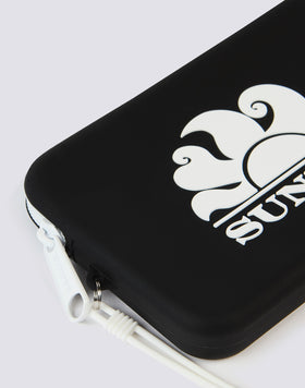 MINI BOLSO DE CAUCHO CON LOGOTIPO