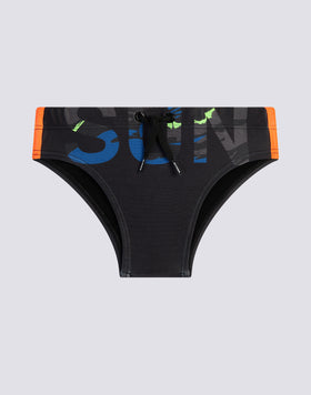 MINI SLIP CON STAMPA MULTICOLOR