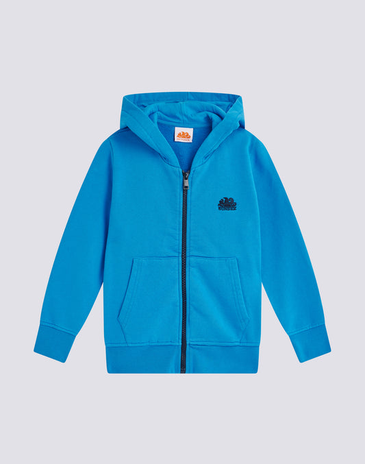 SUDADERA CON BOLSILLO Y CREMALLERA CENTRAL COMPLETA