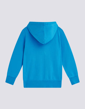 FELPA CON TASCA A MARSUPIO E FULL ZIP CENTRALE