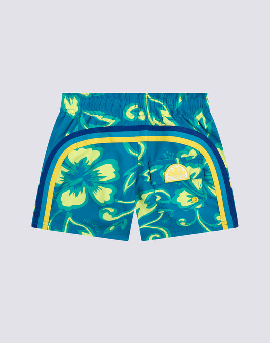 MAILLOT DE BAIN COURT REPREVE® À TAILLE ÉLASTIQUE AVEC IMPRIMÉ SK23