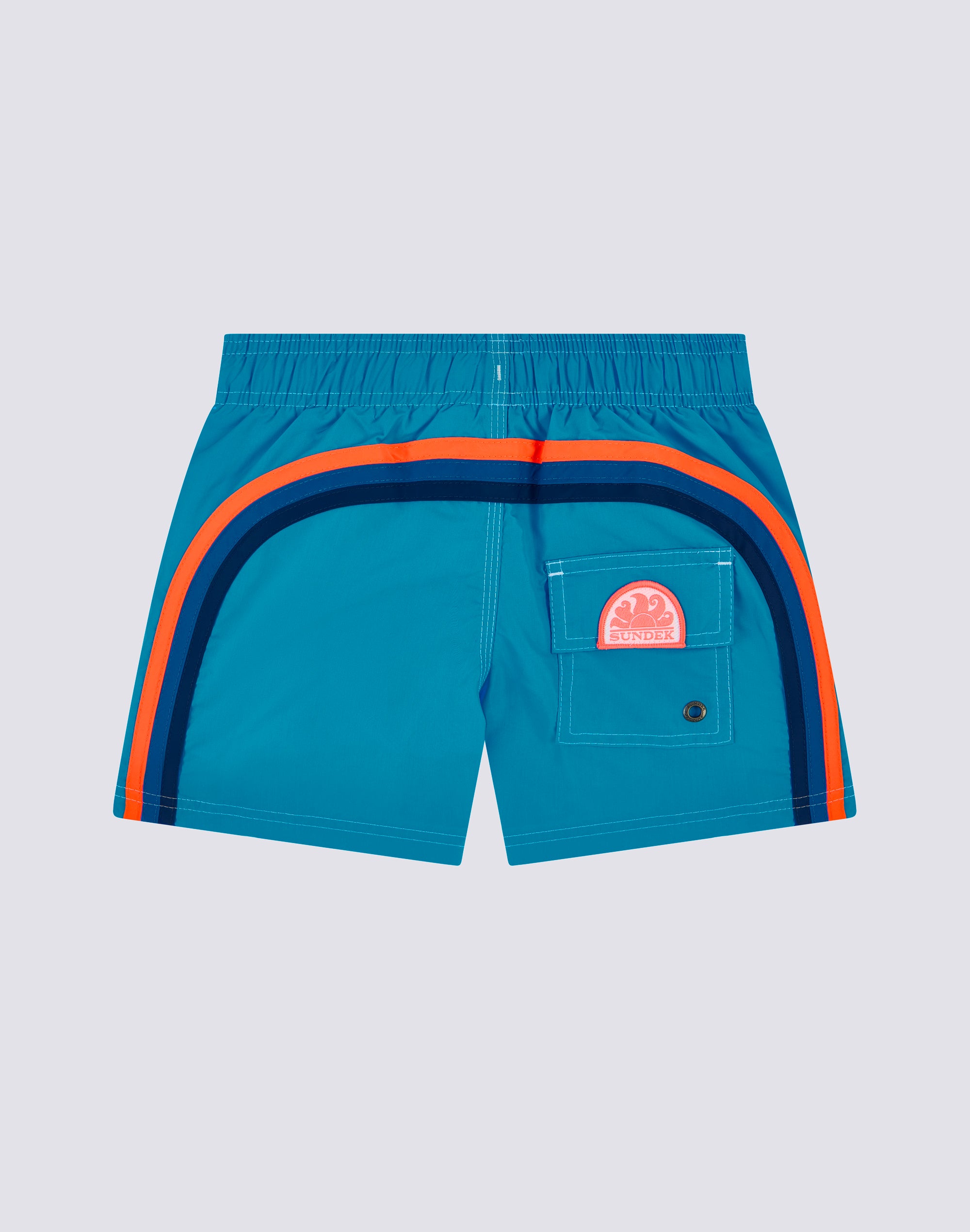 Costume Da Bagno Sundek Junior - Tricolore, Idrorepellente, Elastico, Fluorescente Per Bambini - Foto 10