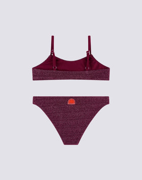 BIKINI CON TOP A FASCIA E SLIP FISSO