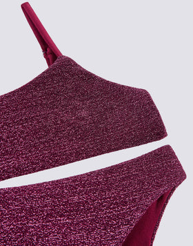 BIKINI CON TOP A FASCIA E SLIP FISSO