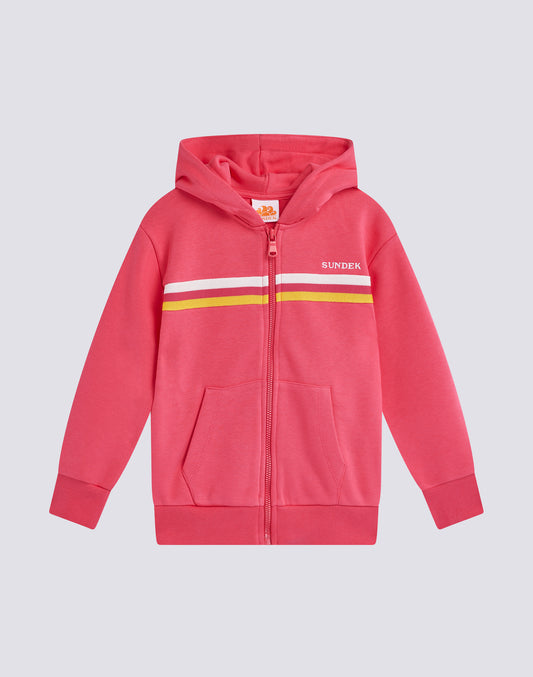 HOODIE WITH RAINBOW TRICOLOUR