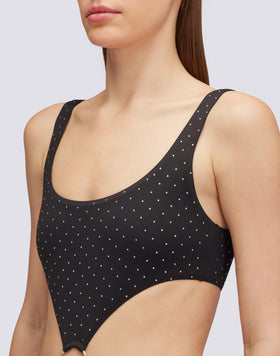 TRAJE DE BAÑO DE UNA PIEZA CON PEDRERÍA CAPRI