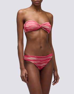 QUARZO - TOP A FASCIA MOTIVO ABSTRACT WAVE