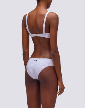 MARLENE TOP CROP IN ZEBRA JACQUARD