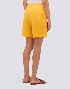 SHORTS IN LINO A VITA ELASTICATA