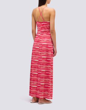 ROBE LONGUE EFFET LUREX