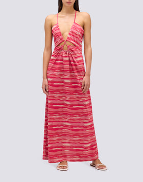 ROBE LONGUE EFFET LUREX