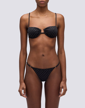 KEER - BRAGUITAS CON LAZOS LATERALES AJUSTABLES Y STRASS