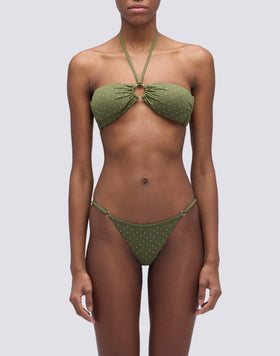 KEER - SLIP CON LACCETTI LATERALI REGOLABILI E STRASS