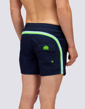 TRAJE DE BAÑO CORTO CINTURA ELÁSTICA ARRUGADA