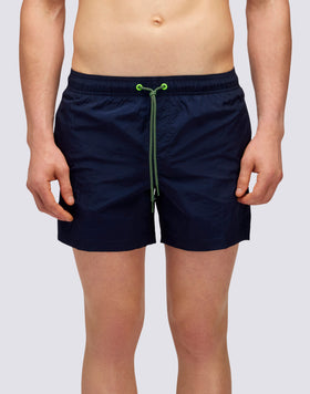 TRAJE DE BAÑO CORTO CINTURA ELÁSTICA ARRUGADA