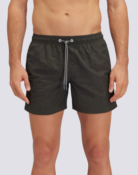 TRAJE DE BAÑO CORTO CINTURA ELÁSTICA ARRUGADA