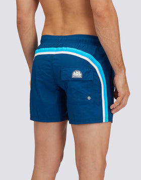 TRAJE DE BAÑO CORTO CINTURA ELÁSTICA ARRUGADA