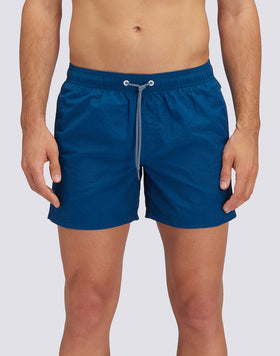 TRAJE DE BAÑO CORTO CINTURA ELÁSTICA ARRUGADA