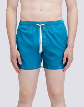 MAILLOT DE BAIN TAILLE COURTE ÉLASTIQUE POLYESTER RECYCLÉ REPREVE®