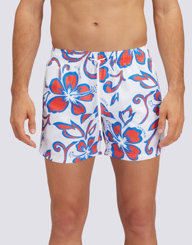 REPREVE® TRAJE DE BAÑO CORTO CON CINTURA ELÁSTICA Y ESTAMPADO SK23