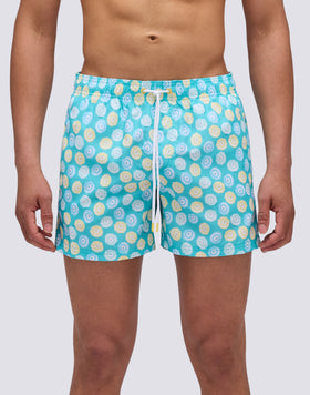 COSTUME DA BAGNO CORTO VITA ELASTICATA REPREVE® CON STAMPA MINI OMBRELLONI