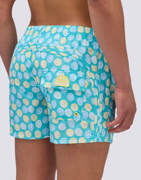 COSTUME DA BAGNO CORTO VITA ELASTICATA REPREVE® CON STAMPA MINI OMBRELLONI