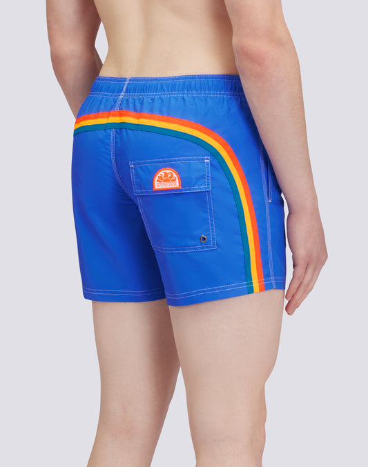 SHORT DE BAIN À TAILLE ÉLASTIQUE TAFFETA ICONIQUE