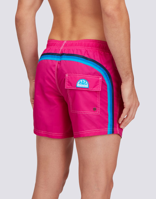 SHORT DE BAIN À TAILLE ÉLASTIQUE TAFFETA ICONIQUE