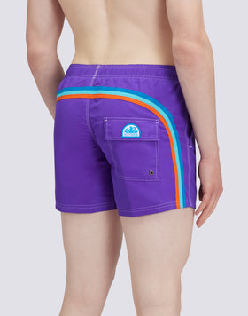 ICONIC TAFFETA SHORT SWIM SHORTS WITH AN ELASTICATED WAISTBAND