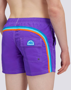 ICONIC TAFFETA SHORT SWIM SHORTS WITH AN ELASTICATED WAISTBAND