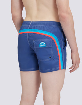 SHORT DE BAIN À TAILLE ÉLASTIQUE TAFFETA ICONIQUE