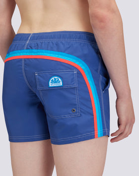 SHORT DE BAIN À TAILLE ÉLASTIQUE TAFFETA ICONIQUE