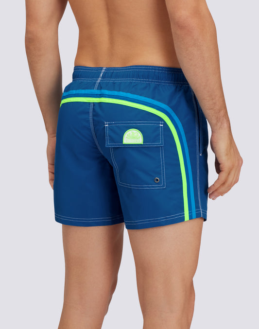 ICONIC TAFFETA SHORT SWIM SHORTS WITH AN ELASTICATED WAISTBAND