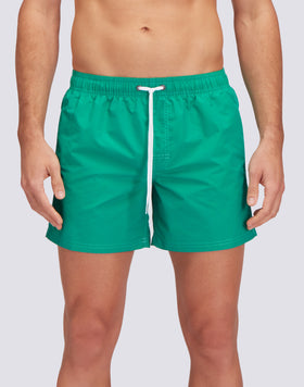 ICONIC TAFFETA SHORT SWIMSHORTS WITH ELASTIC WAIST