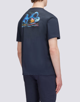 T-SHIRT CON STAMPA PALMA