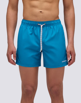SHORT DE BAIN COURT À TAILLE ÉLASTIQUE EN POLYESTER RECYCLÉ REPREVE®
