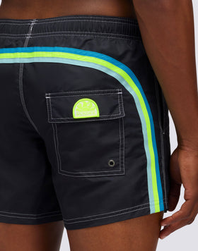 ICONIC TAFFETA SHORT SWIMSHORTS WITH ELASTIC WAIST