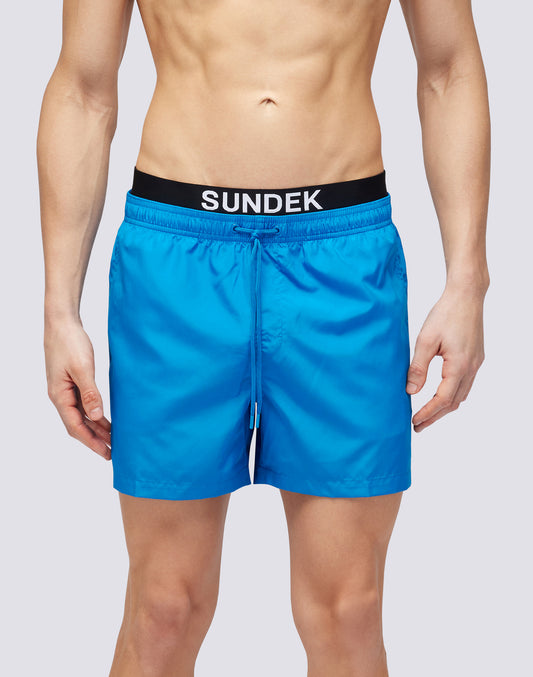 LIGHT POLY SHORT SWIMSHORTS WITH ELASTIC WAIST