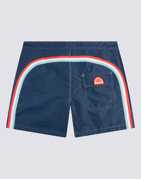 SHORT DE BAIN COURT TAILLE FIXE TAFFETA ICONIQUE