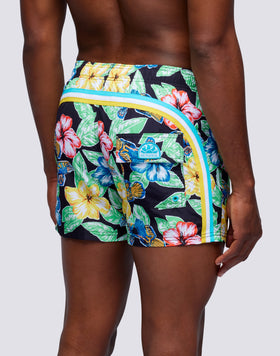 COSTUME DA BAGNO CORTO VITA ELASTICATA REPREVE® CON STAMPA ANIMAL FISH