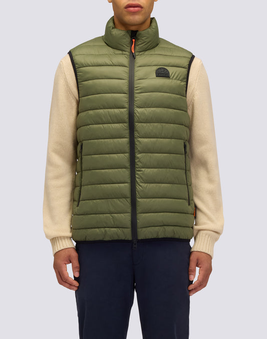 GILET REMBOURRÉ POUR HOMME AVEC COL MONTANT