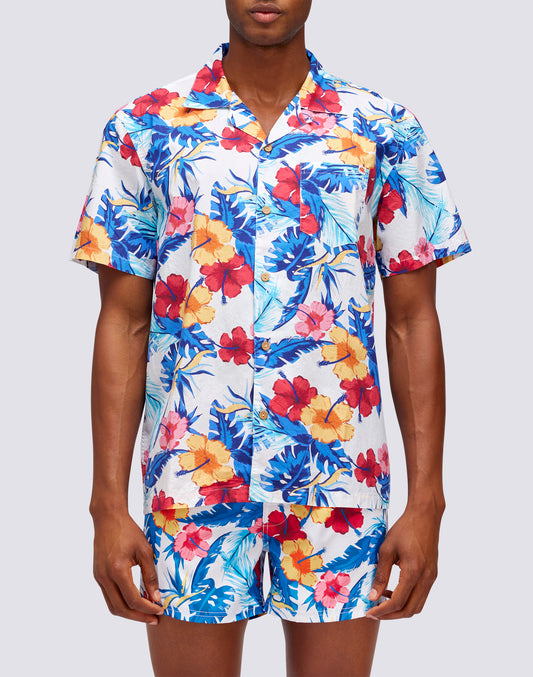 ALL OVER FLORAL PRINT SHIRT