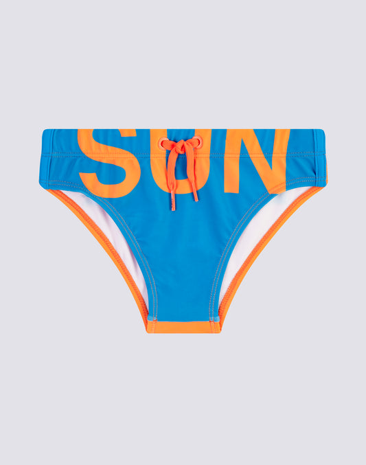 TWO-TONE SWIM BRIEFS