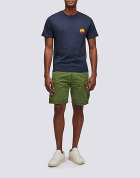 T-SHIRT NEW HERBERT GIROCOLLO CON MAXI-LOGO