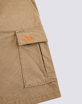 CARGO SHORTS IN GARMENT-DYED FABRIC WITH RAINBOW